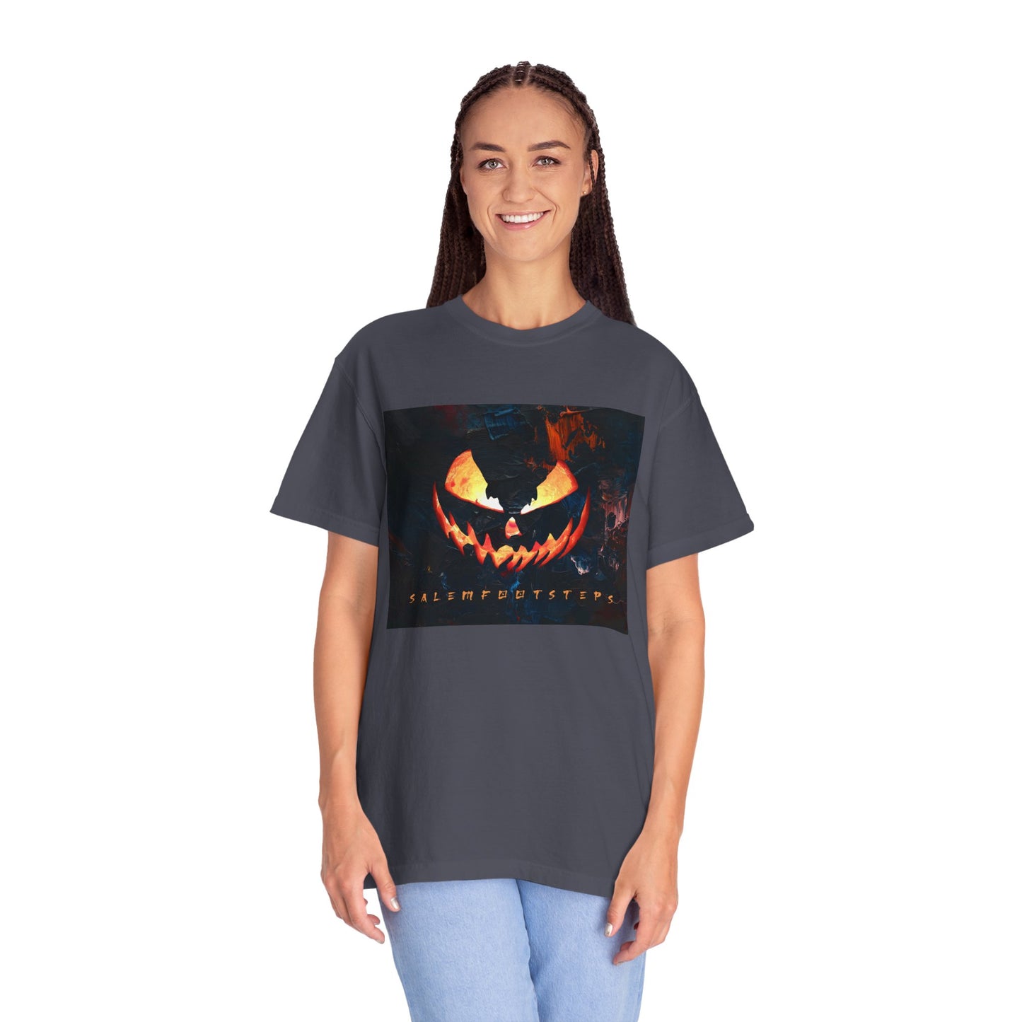 MIDNIGHT PUMPKIN Unisex Garment-Dyed T-shirt
