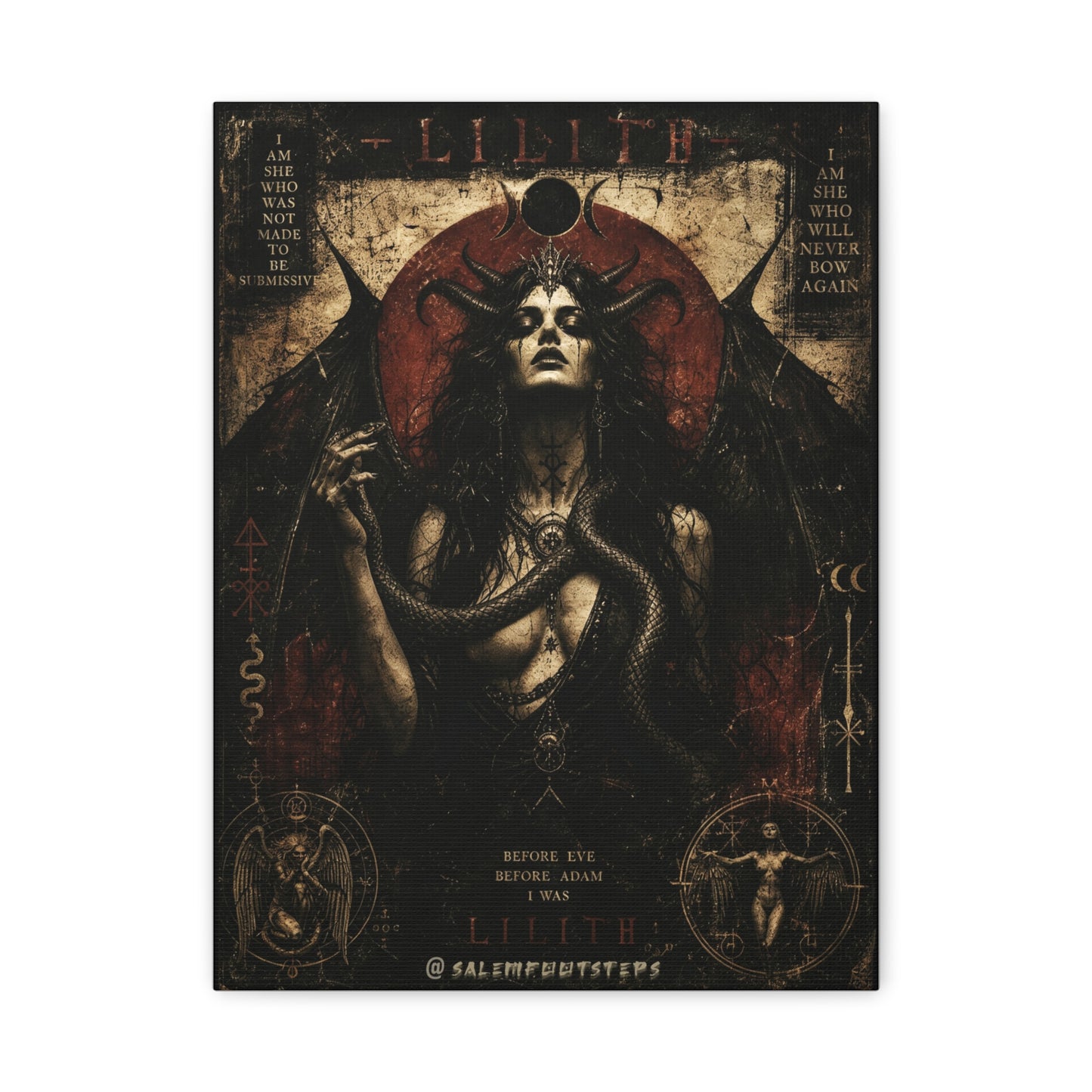 Lilith Matte Canvas, Stretched, 1.25"