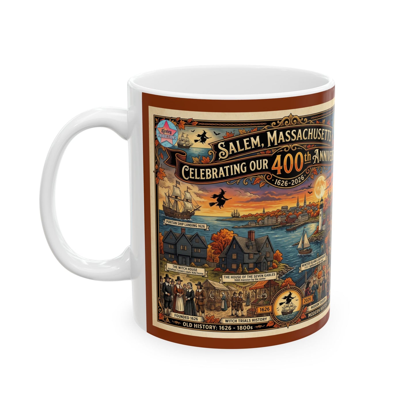Salem 400 Ceramic Mug, (11oz, 15oz)