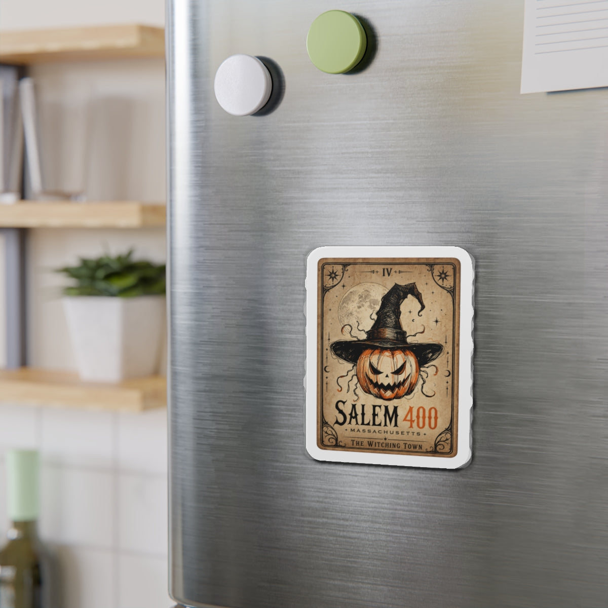 PUNKIN TAROT Die-Cut Magnets – alternate view | SalemFootsteps