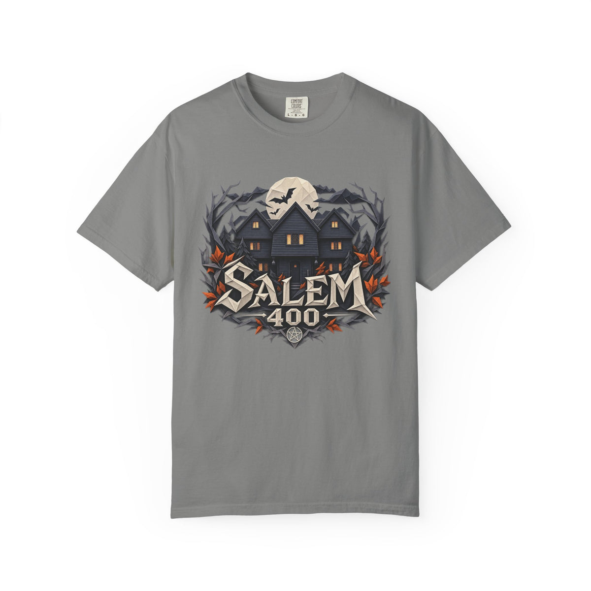 Salem 400 Witch House - Unisex Garment-Dyed T-shirt