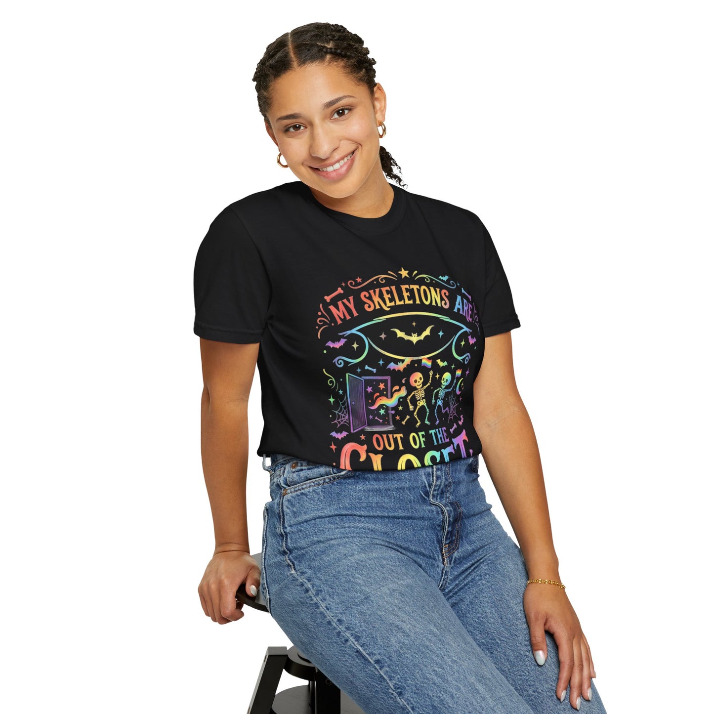 Skeleton Pride - Unisex Garment-Dyed T-shirt
