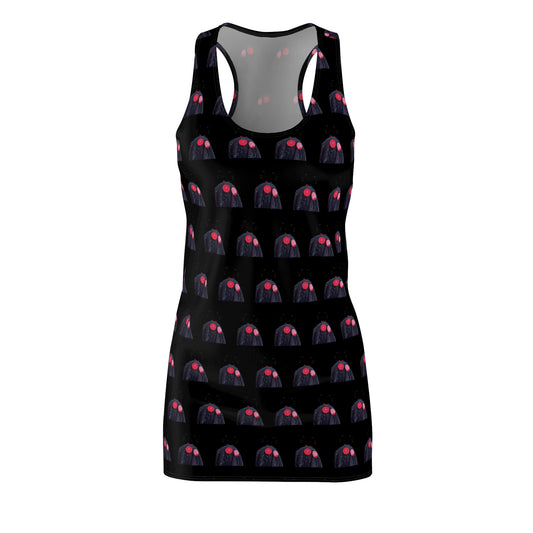 MOTHMAN Women's Cut & Sew Racerback Dress (AOP)