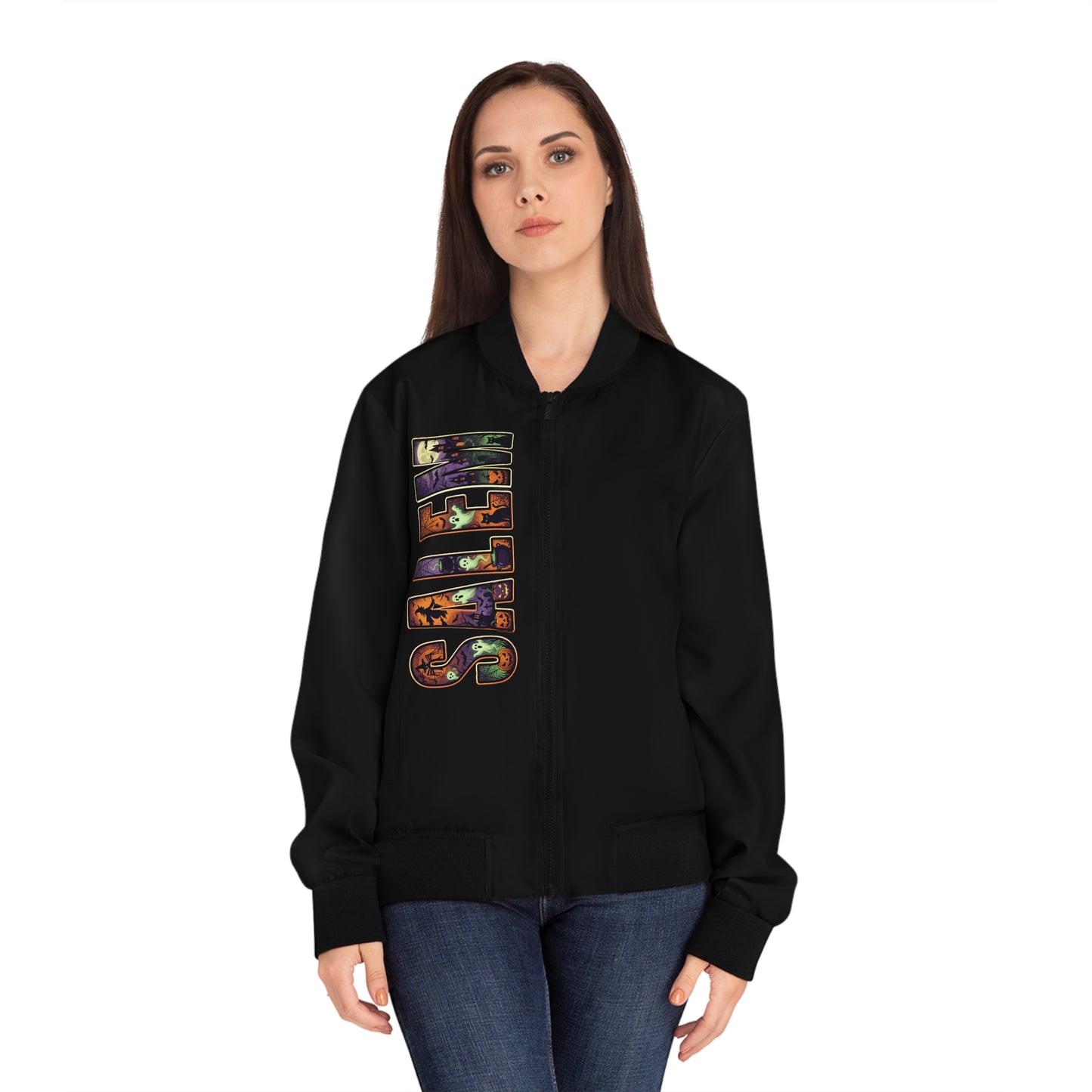 SALEM Women's Bomber Jacket (AOP)