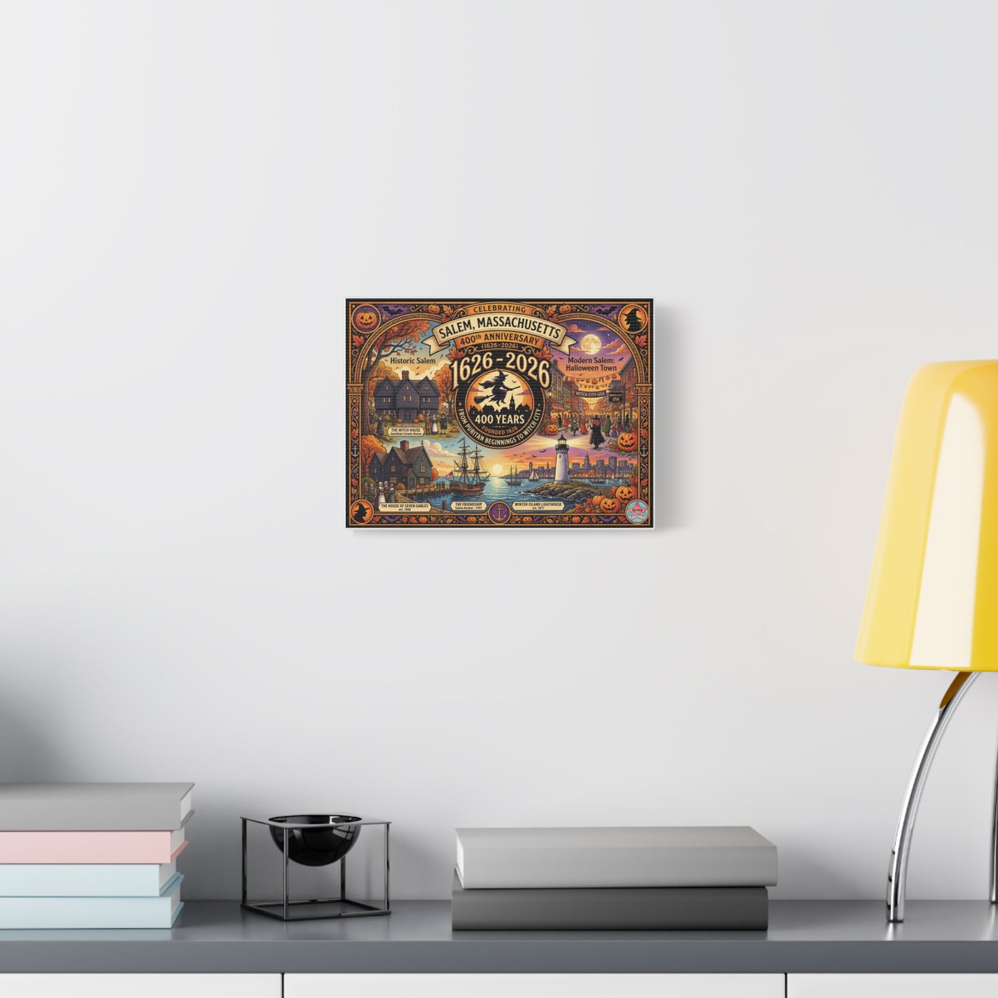Celebrating Salem 400 Matte Canvas, Stretched, 1.25"