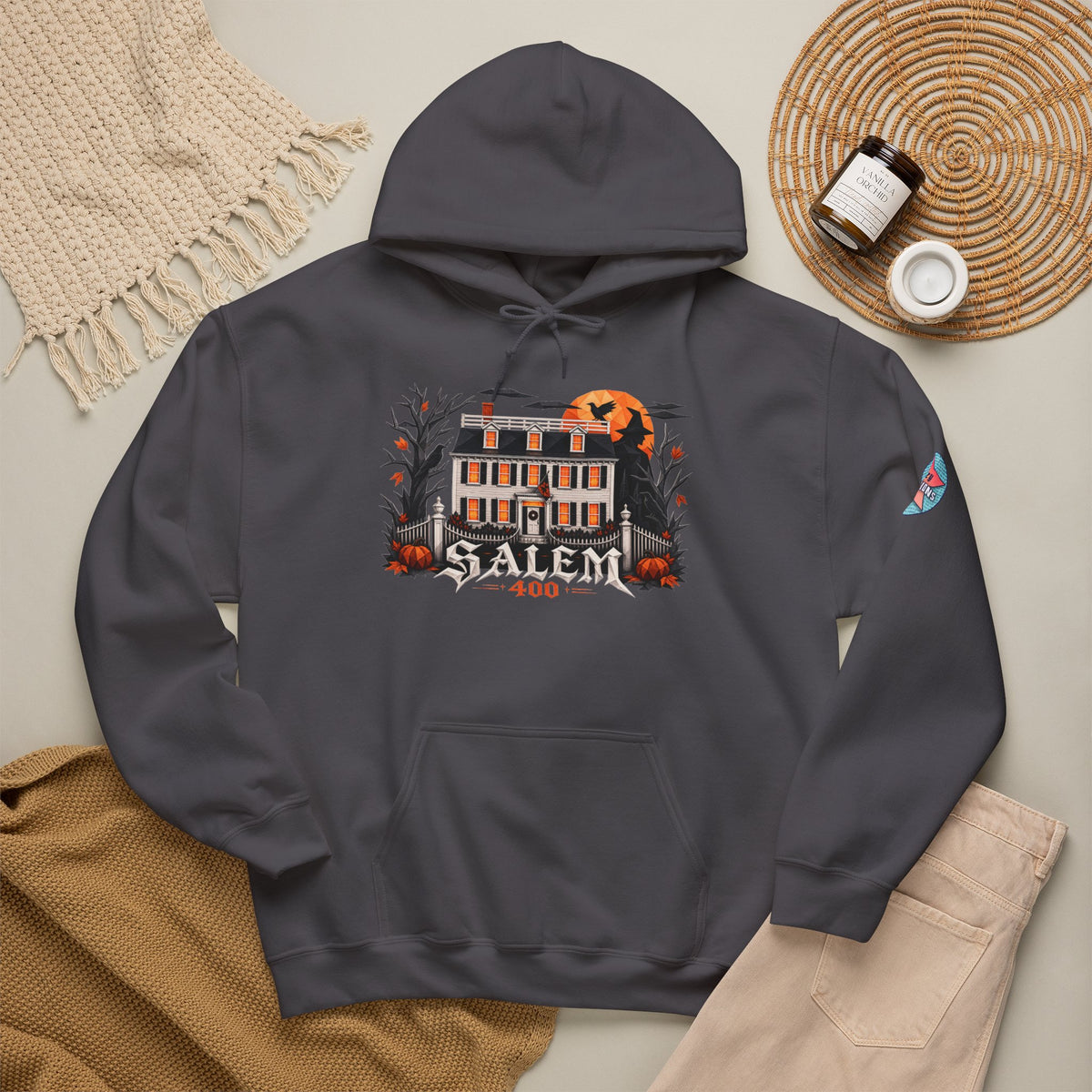 Salem 400 Ropes Mansion - Unisex Heavy Blend™ Hooded Sweatshirt