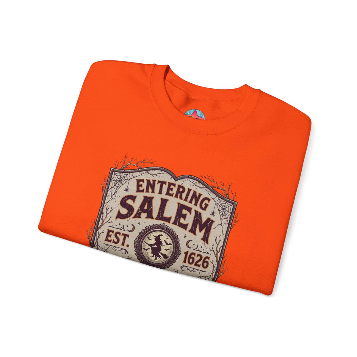 Spooky Entering Salem Unisex Heavy Blend™ Crewneck Sweatshirt