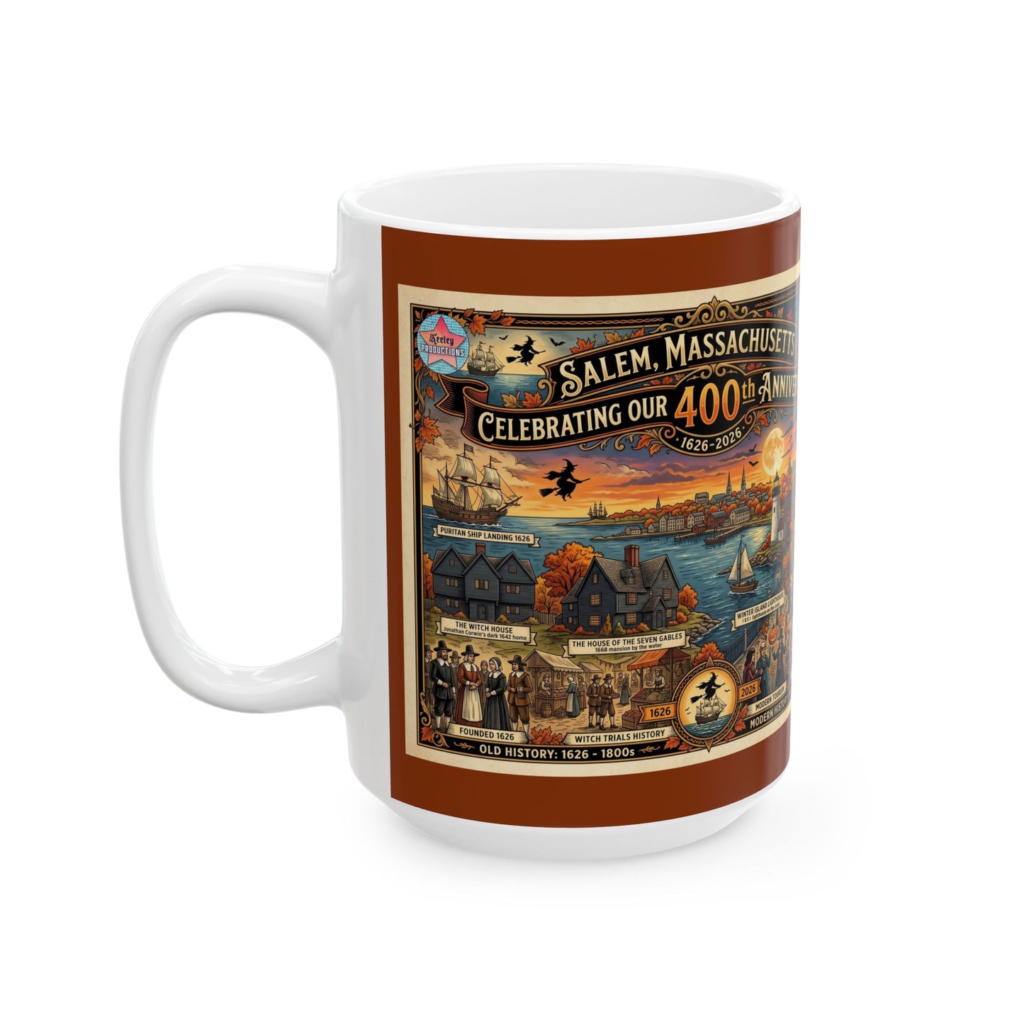 Salem 400 Ceramic Mug, (11oz, 15oz)