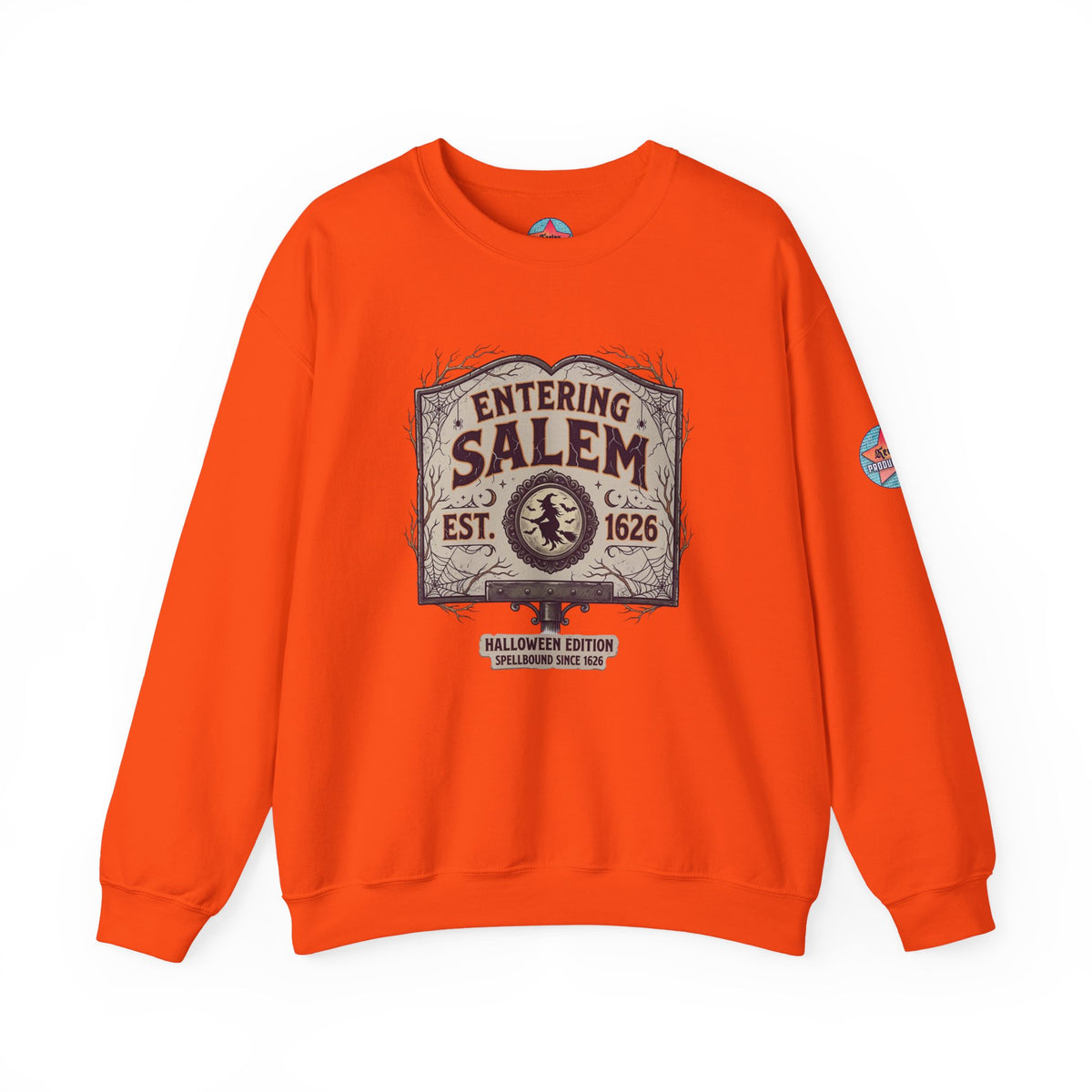 Spooky Entering Salem Unisex Heavy Blend™ Crewneck Sweatshirt