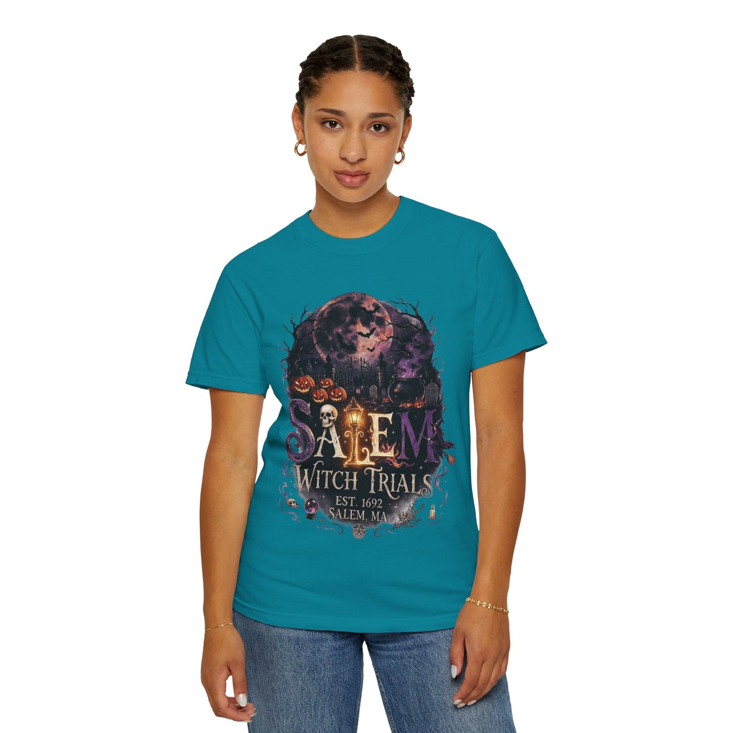 SALEM WITCH TRIALS Unisex Garment-Dyed T-shirt