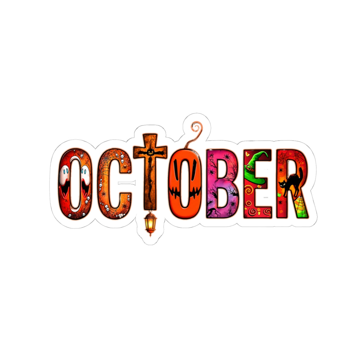 OCTOBER Kiss-Cut Stickers