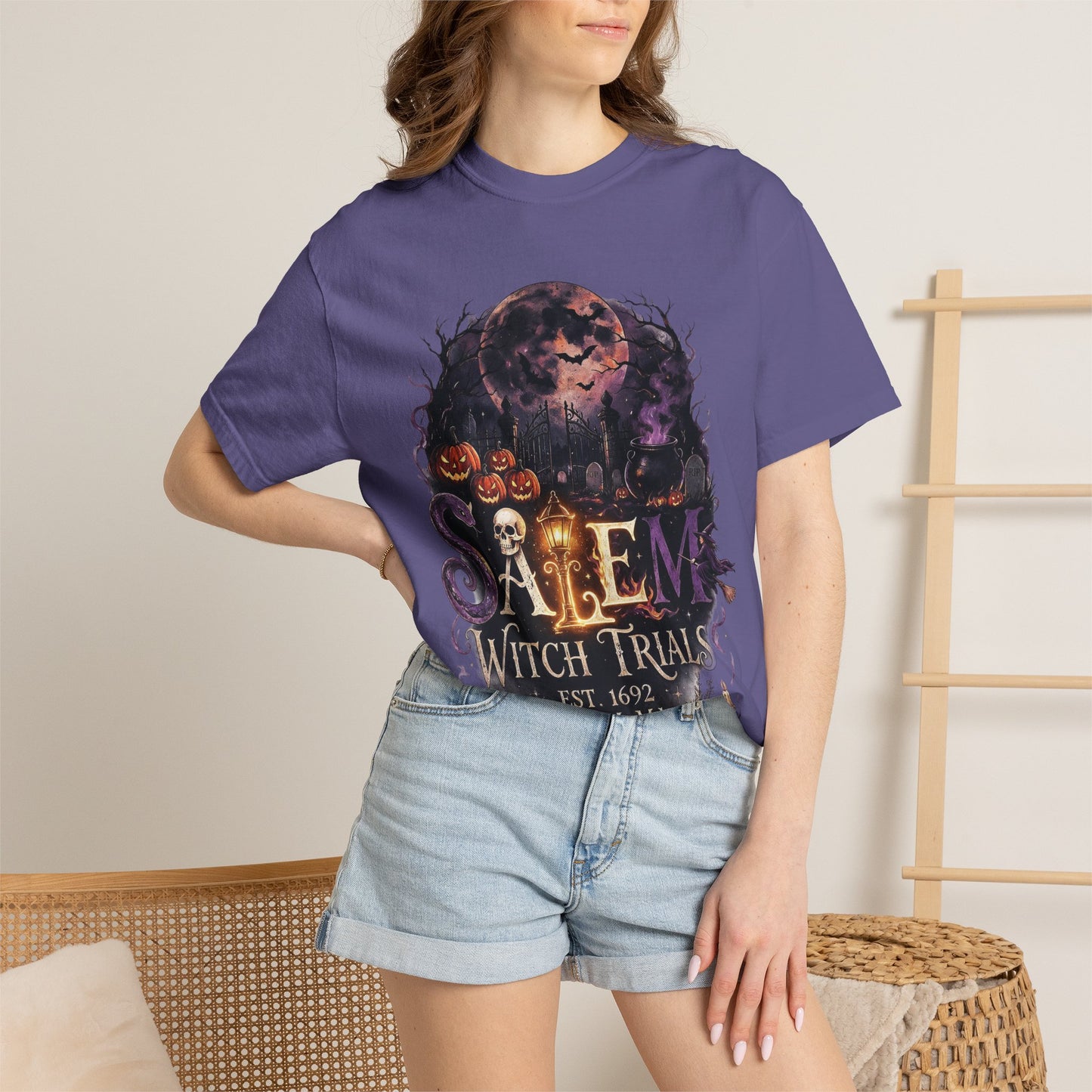 SALEM WITCH TRIALS Unisex Garment-Dyed T-shirt