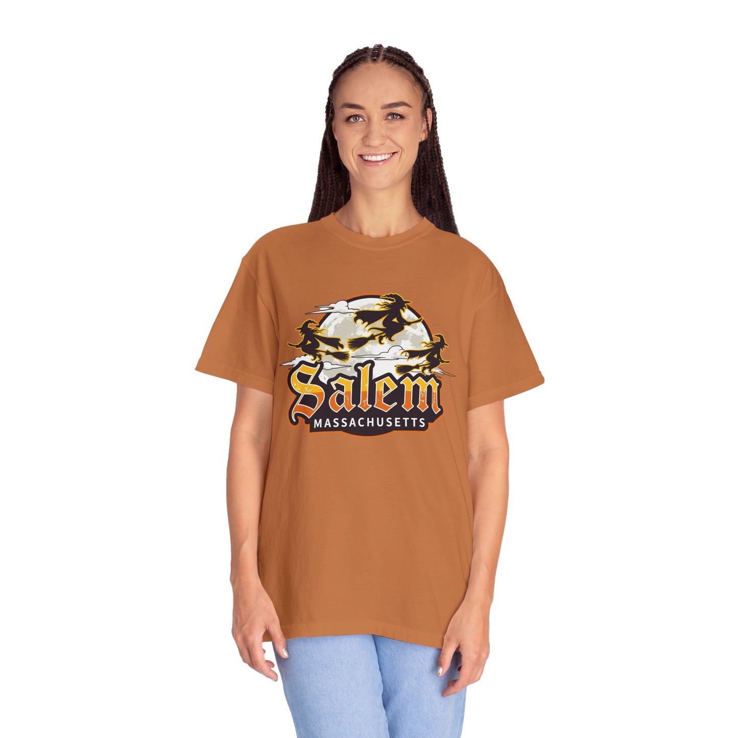 SALEM LOGO Unisex Garment-Dyed T-shirt