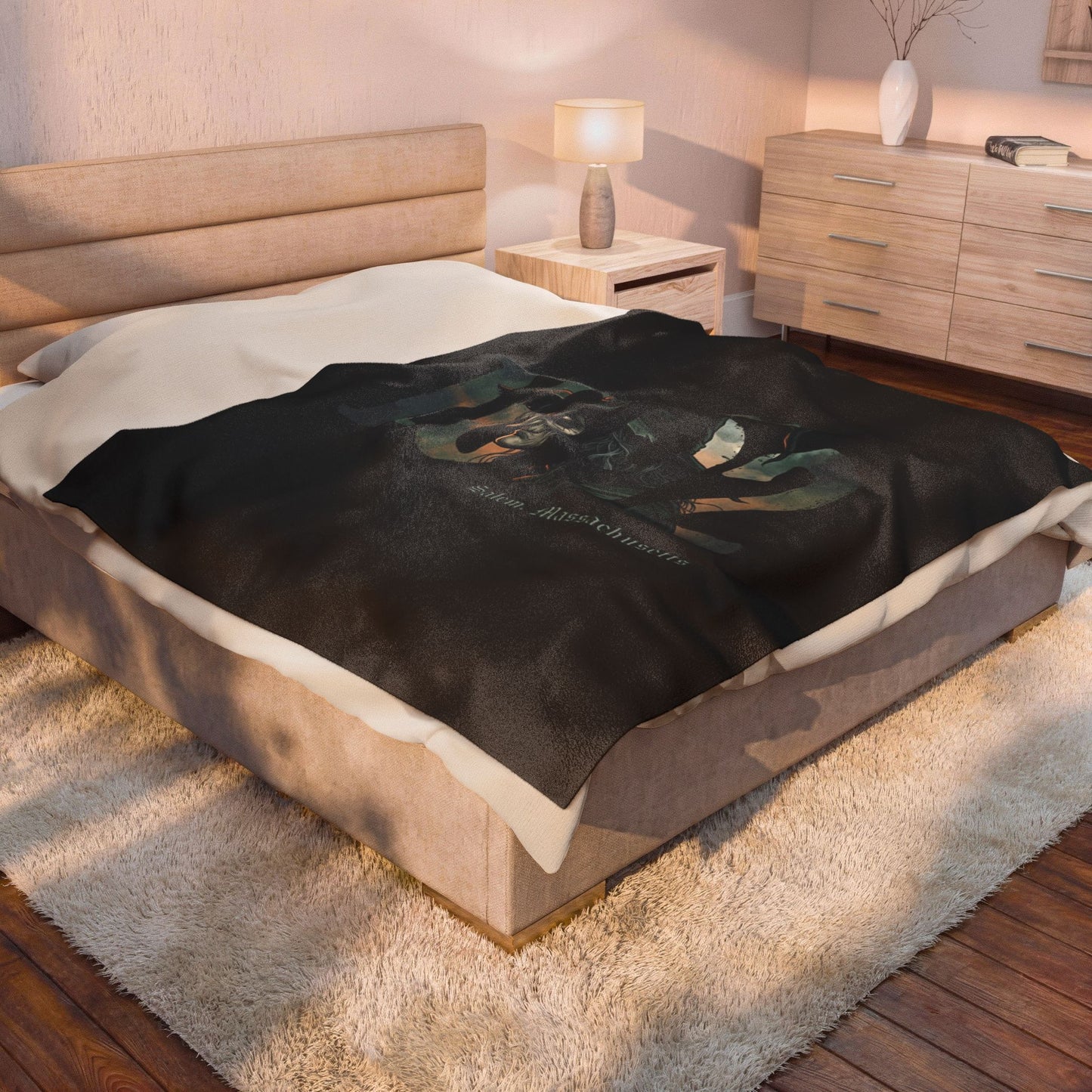 1692 WITCH Velveteen Plush Blanket
