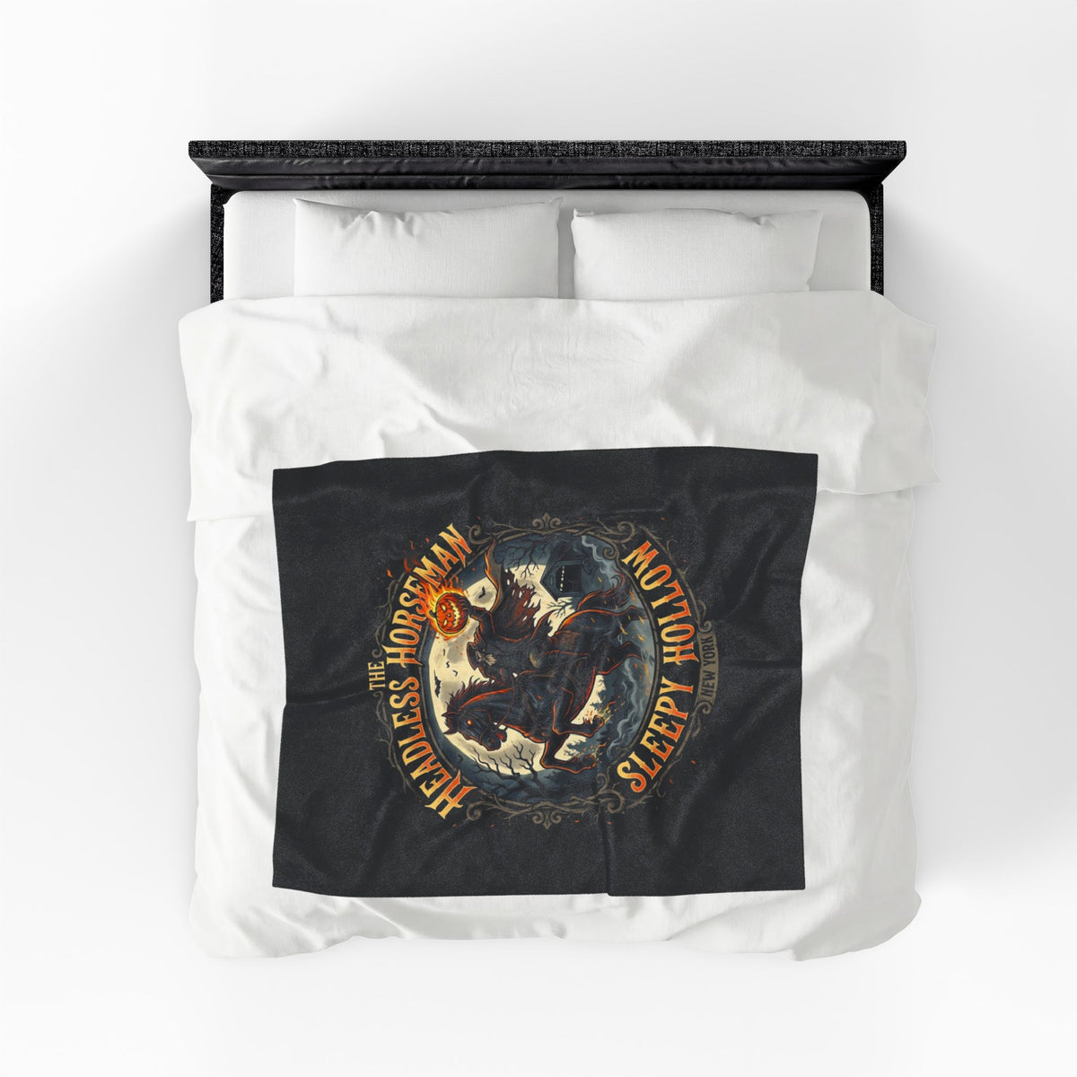 HEADLESS HORSEMAN Velveteen Plush Blanket