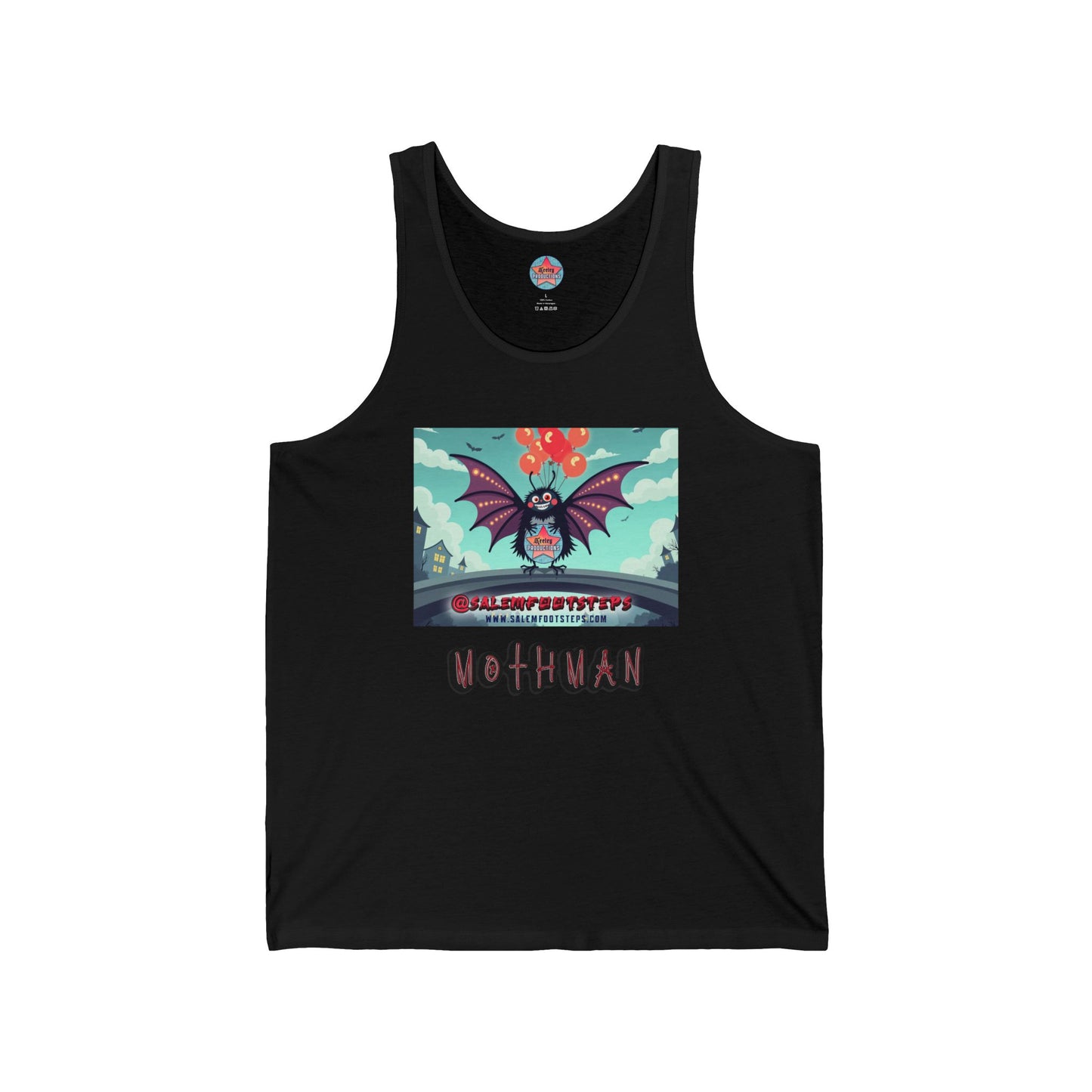 SalemFootsteps Mothman Unisex Jersey Tank