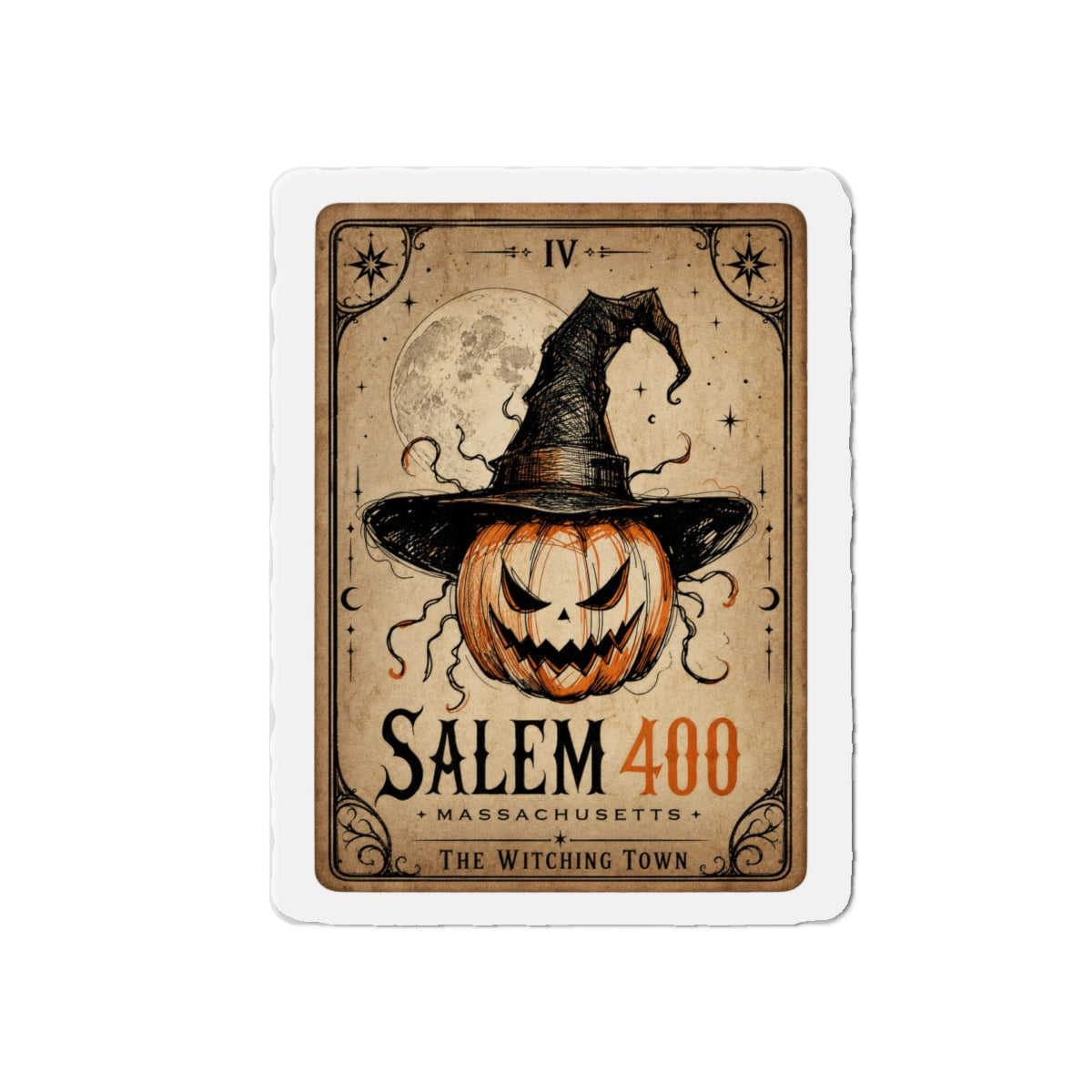 PUNKIN TAROT Die-Cut Magnets – alternate view | SalemFootsteps