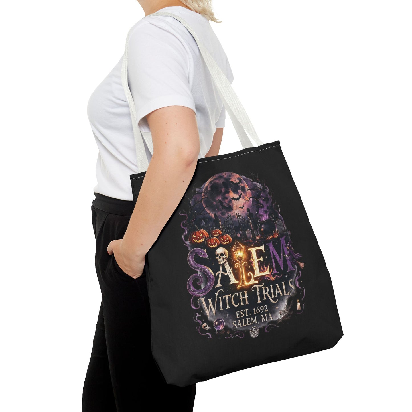 SALEM WITCH TRIALS Tote Bag (AOP)