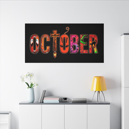 OCTOBER Matte Canvas, Stretched, 0.75" (Multi-Size)