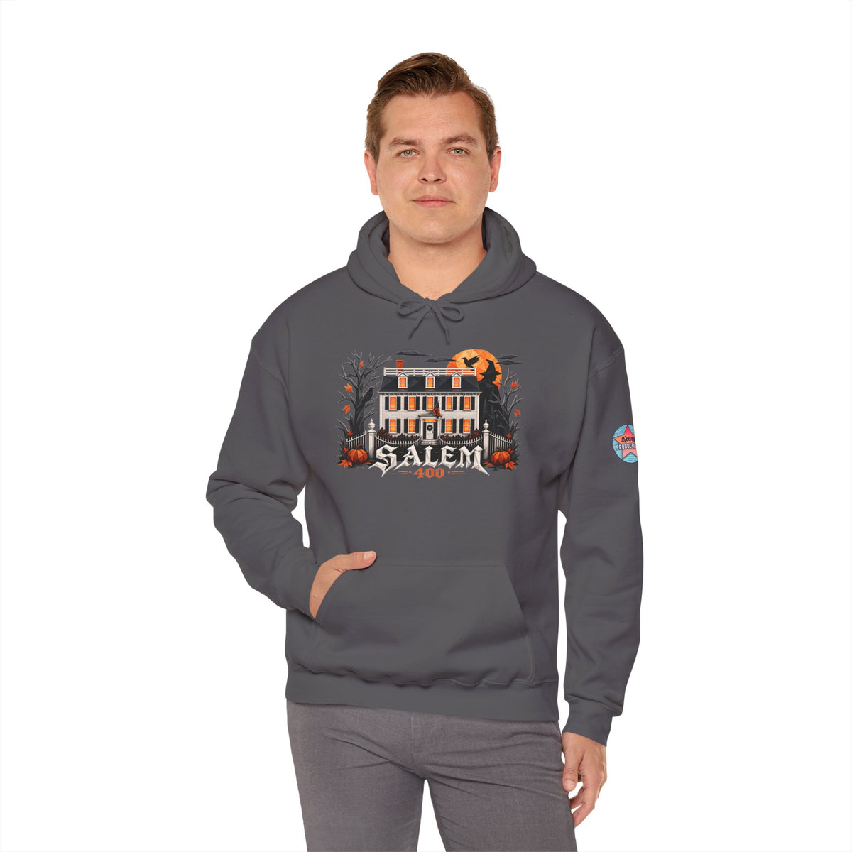 Salem 400 Ropes Mansion - Unisex Heavy Blend™ Hooded Sweatshirt