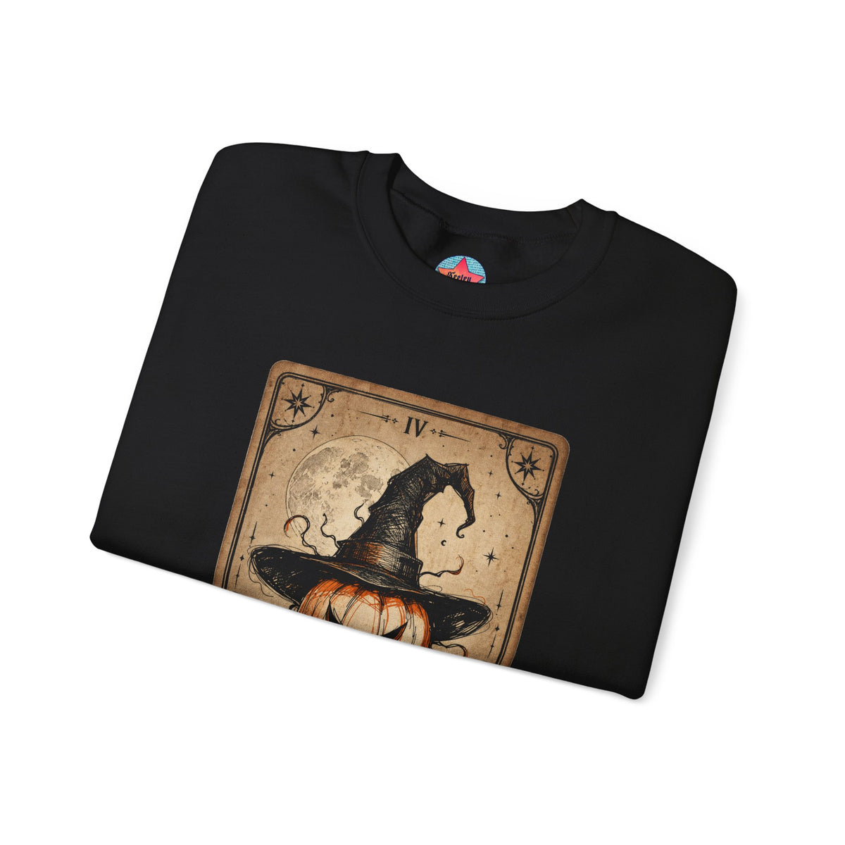 PUNKIN TAROT Unisex Heavy Blend™ Crewneck Sweatshirt – alternate view | SalemFootsteps