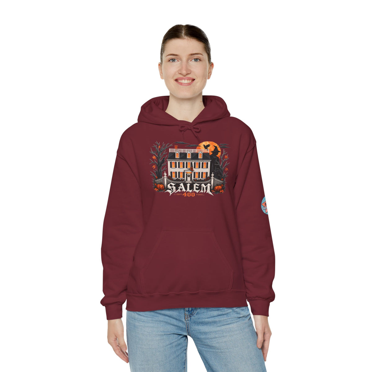 Salem 400 Ropes Mansion - Unisex Heavy Blend™ Hooded Sweatshirt