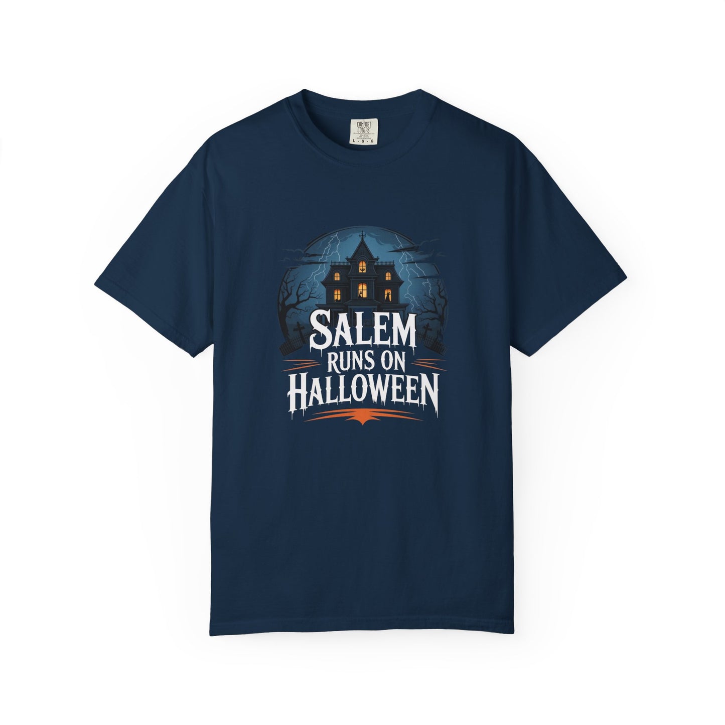 Salem Runs on Halloween Tee (2 Colors)