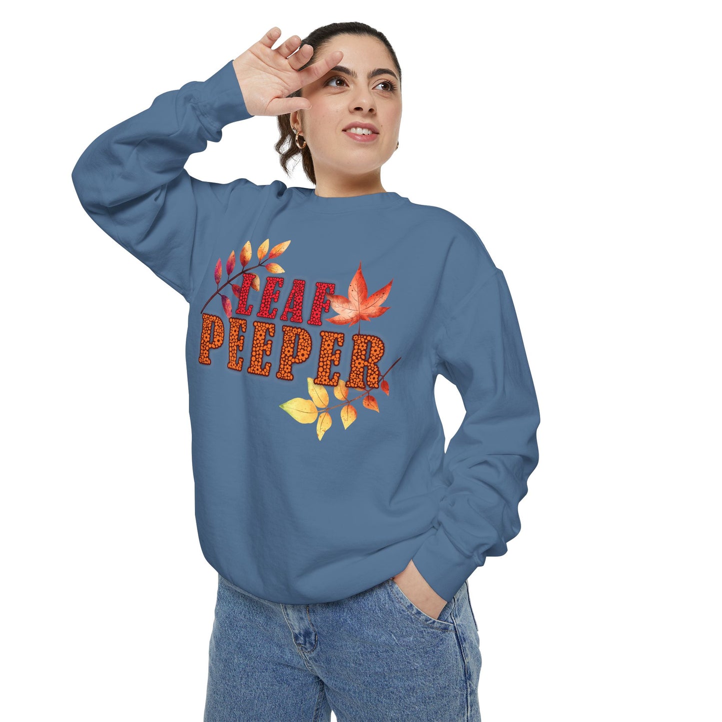 Leaf Peeper Crew Neck (Mult Colors)