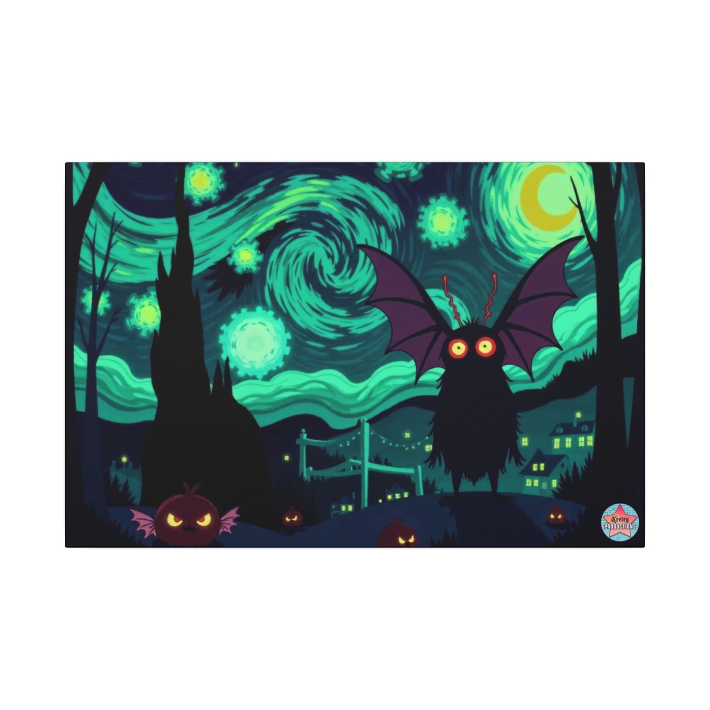 Mothy Night Canvas (Multi-Size)