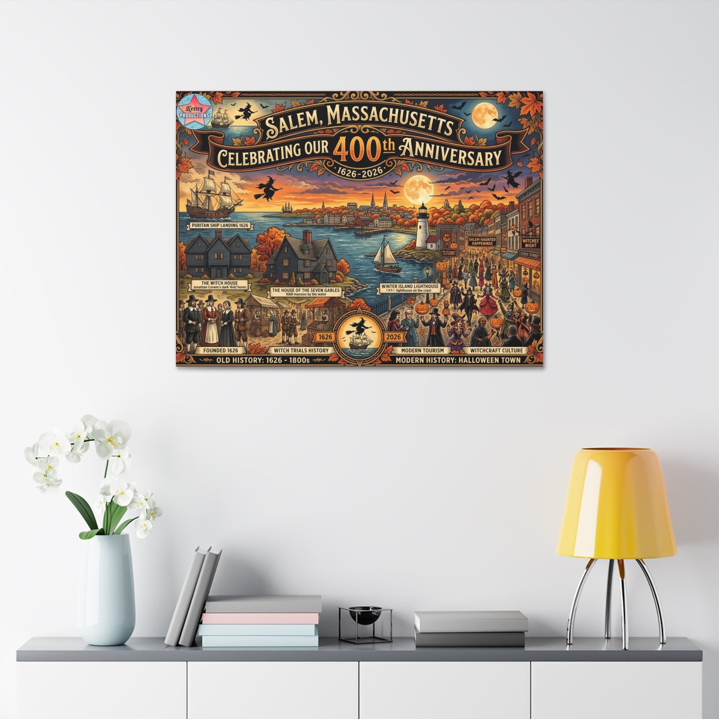 Salem 400 Canvas Stretched, 1.5''