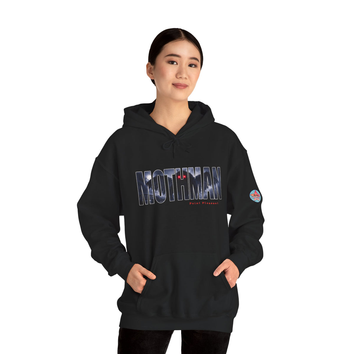 MOTHMAN LURKS Unisex Heavy Blend™ Hooded Sweatshirt