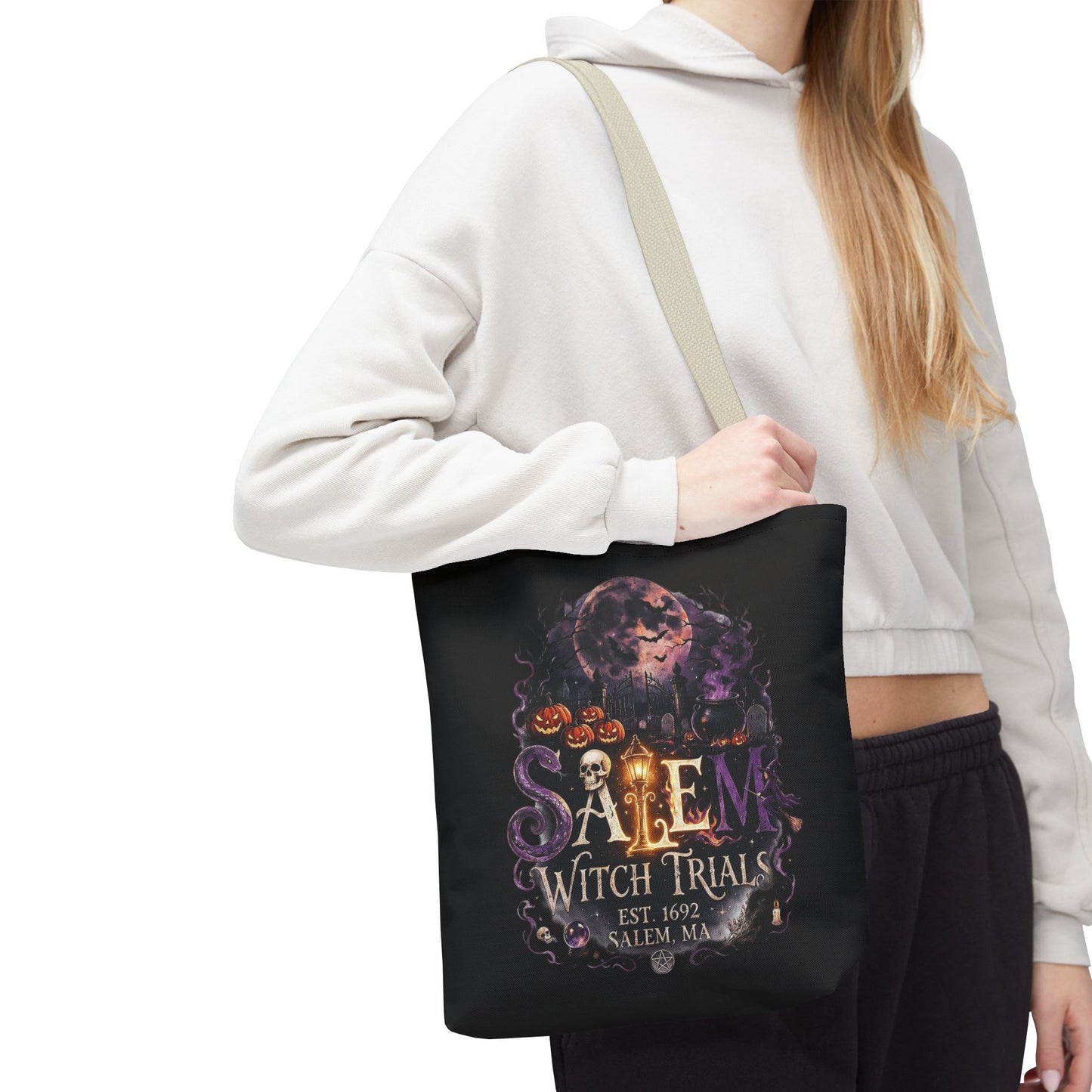 SALEM WITCH TRIALS Tote Bag (AOP)