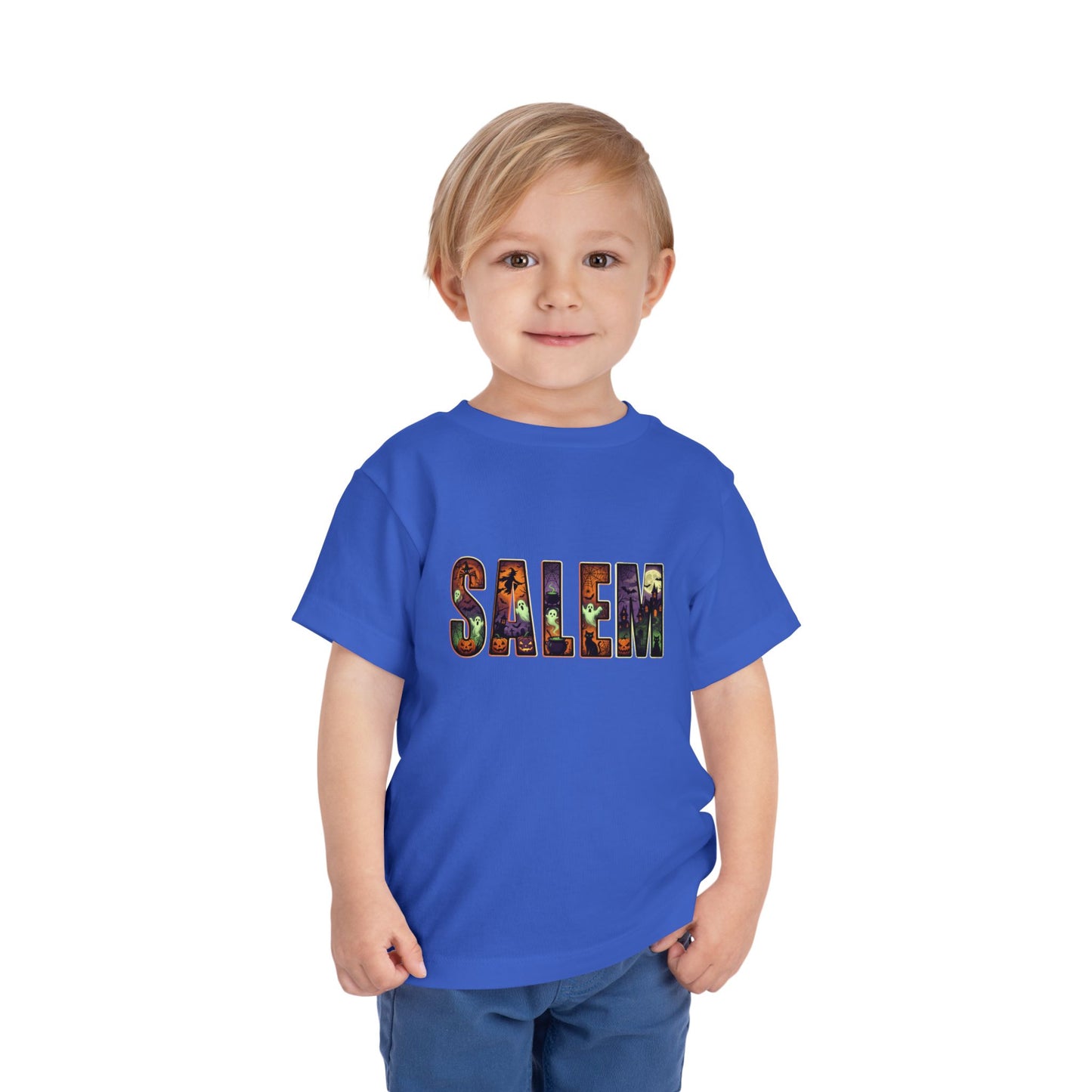 SALEM SPOOKY Toddler Short Sleeve Tshirt (More Colors)