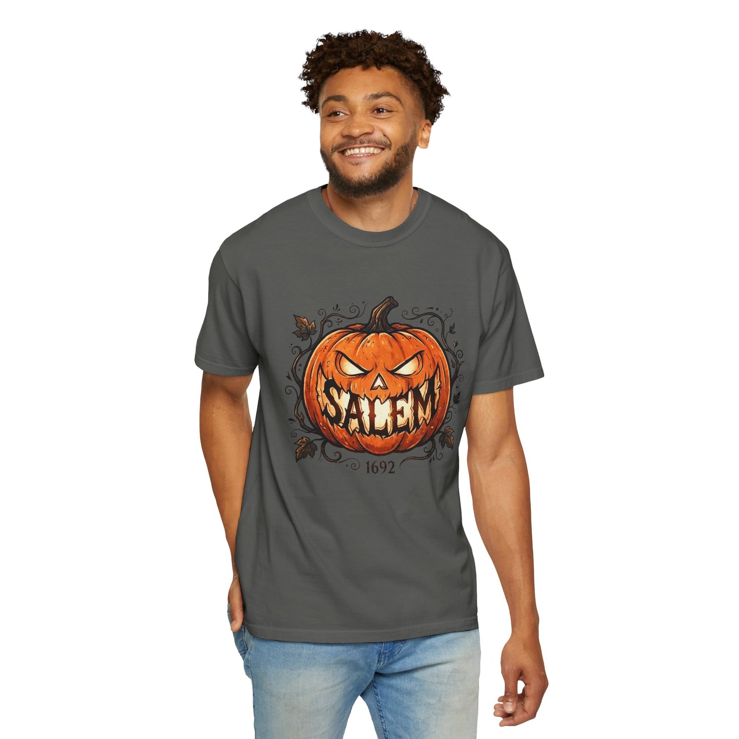 SALEM SMILE Unisex Garment-Dyed T-shirt