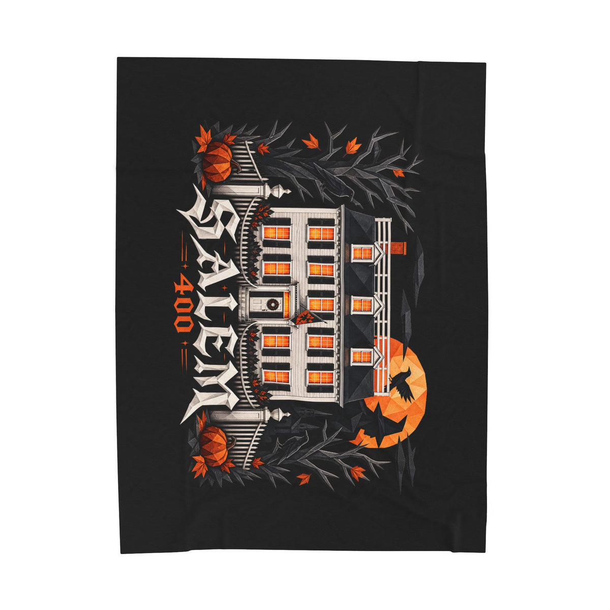 Salem 400 Ropes Mansion - Velveteen Plush Blanket