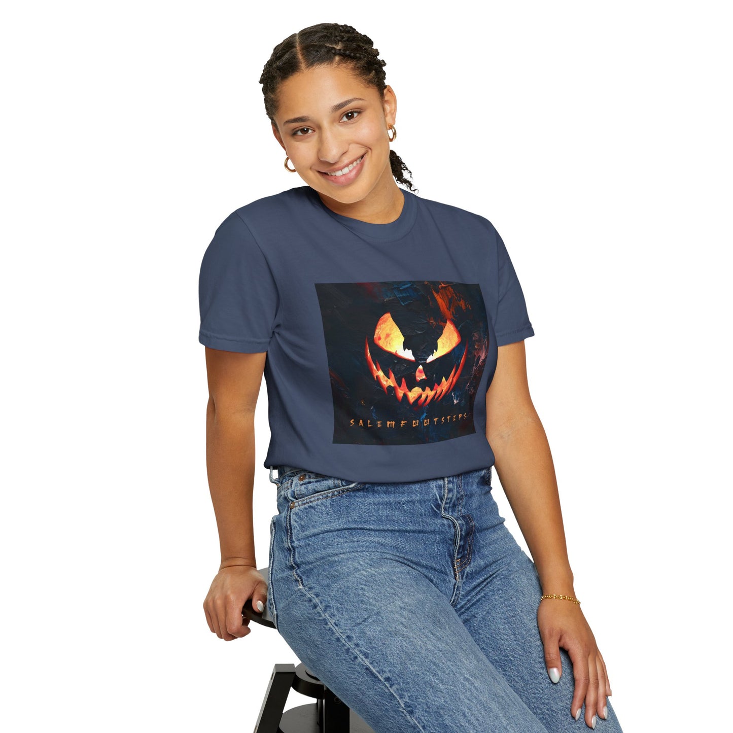 MIDNIGHT PUMPKIN Unisex Garment-Dyed T-shirt