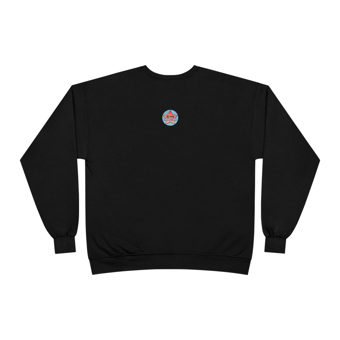 Salem Runs on Halloween Black Unisex EcoSmart® Crewneck Sweatshirt