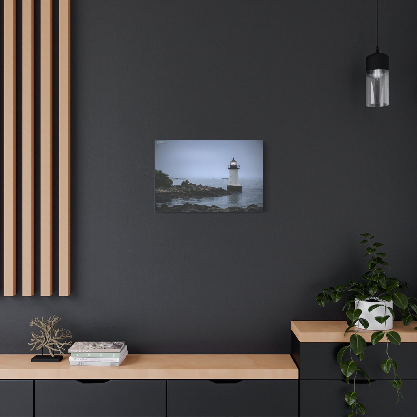 Winter Island Light - Matte Canvas, Stretched, 1.25"