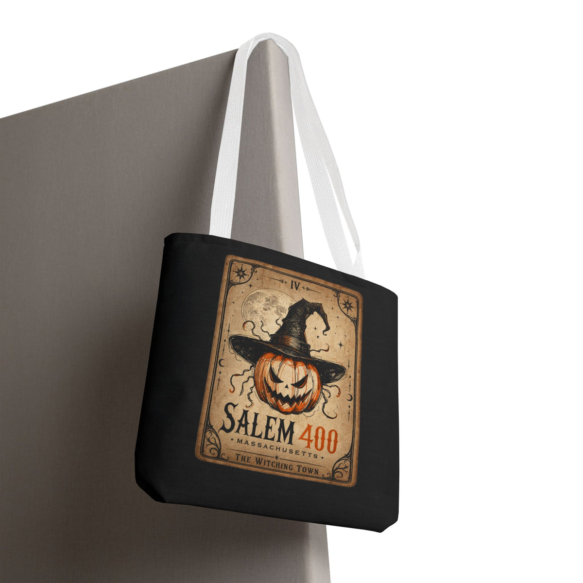 PUNKIN TAROT Tote Bag (AOP) – alternate view | SalemFootsteps
