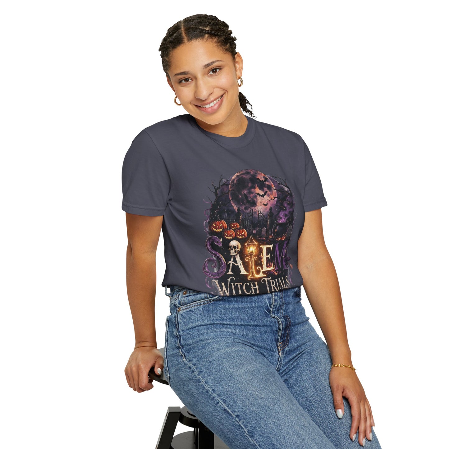 SALEM WITCH TRIALS Unisex Garment-Dyed T-shirt