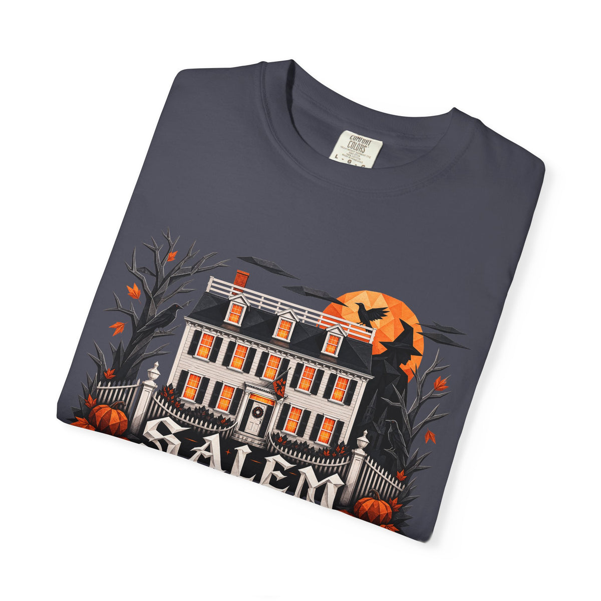 Salem 400 Ropes Mansion - Unisex Garment-Dyed T-shirt