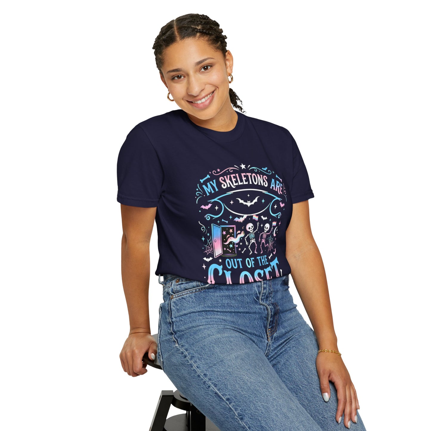 TRANS PRIDE Unisex Garment-Dyed T-shirt