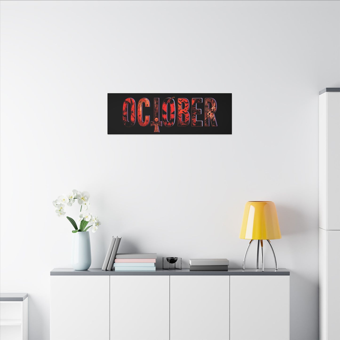 HORROR OCTOBER - Matte Canvas, Stretched, 0.75" (Multi-Size)