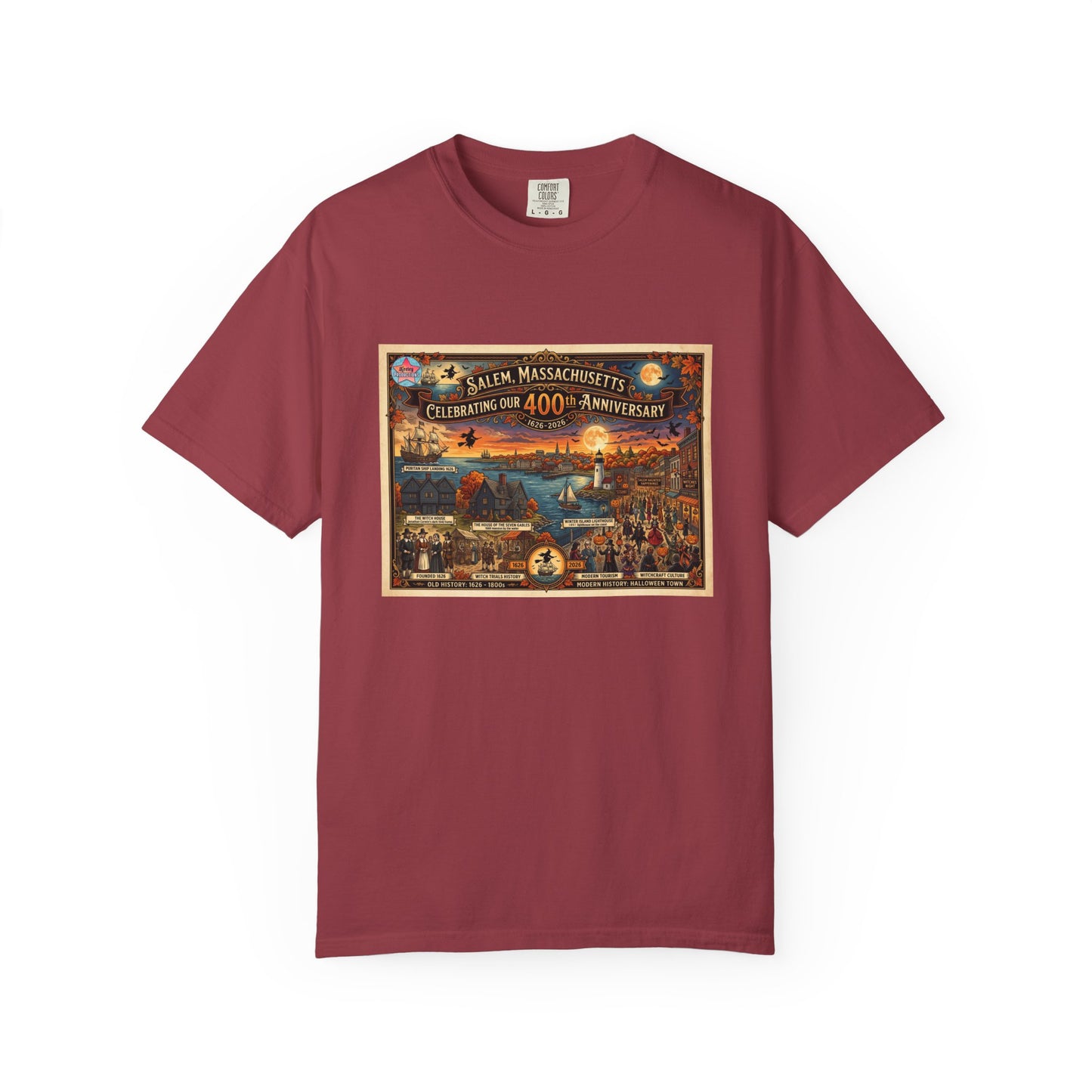 Salem 400 Unisex Garment-Dyed T-shirt
