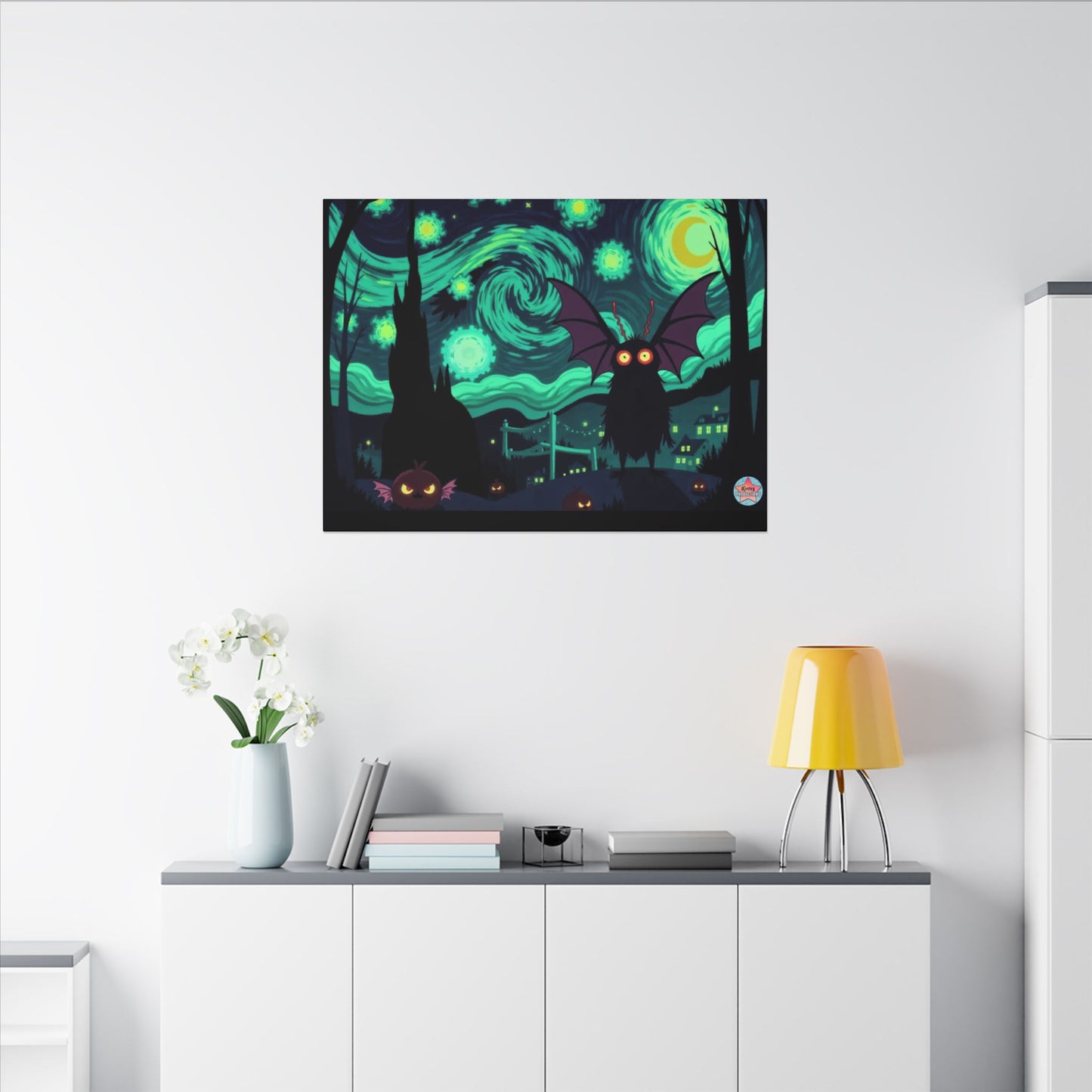 Mothy Night Canvas (Multi-Size)