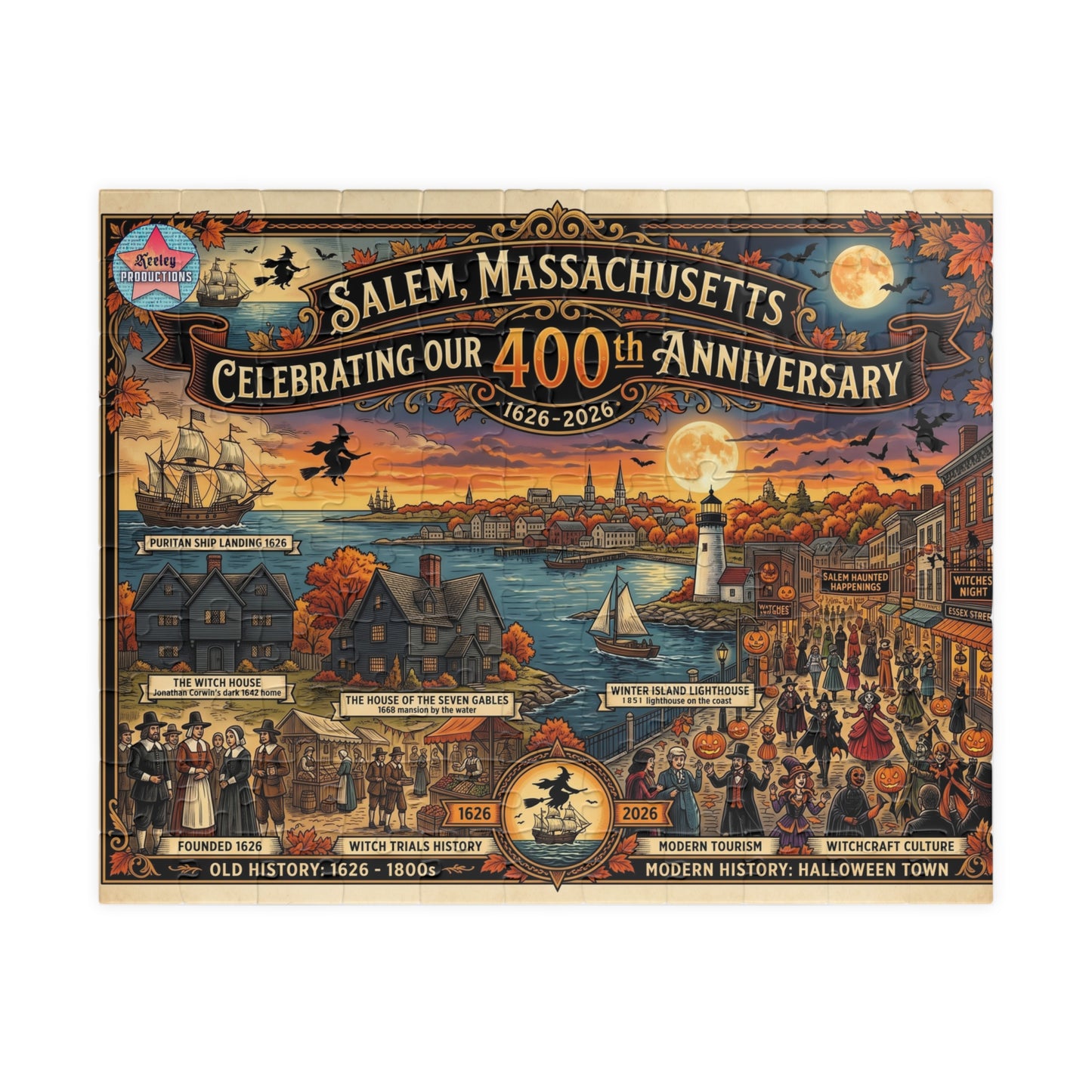 Salem's 400thj Puzzle (110, 252, 520, 1014-piece)