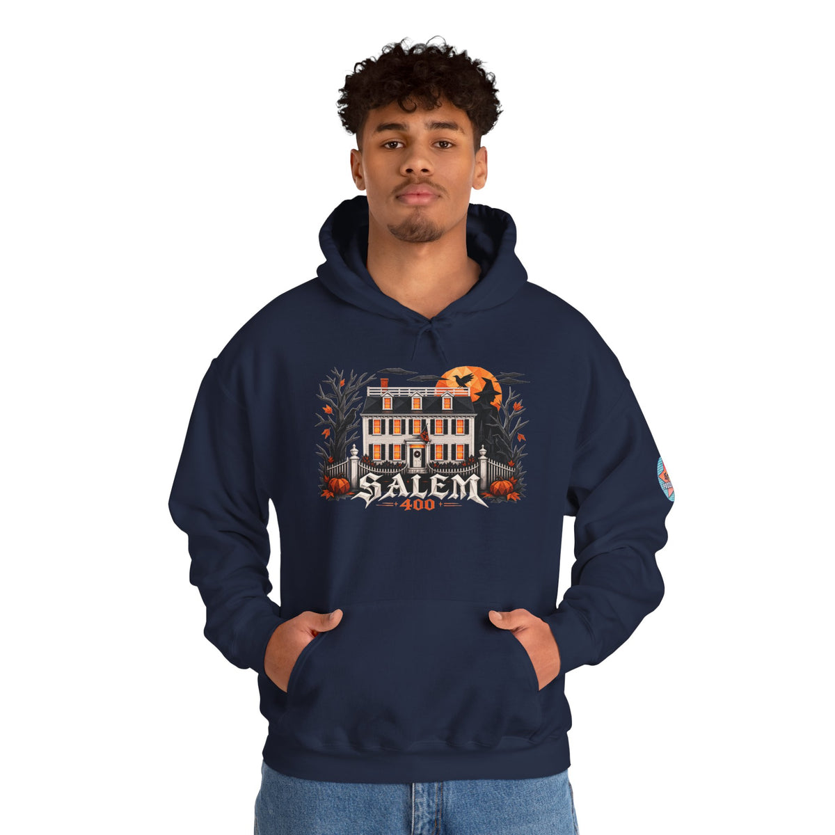 Salem 400 Ropes Mansion - Unisex Heavy Blend™ Hooded Sweatshirt