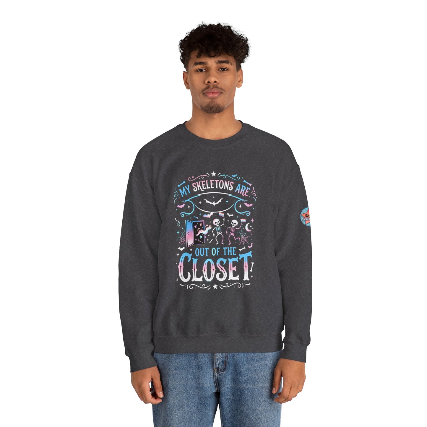 TRANS PRIDE Unisex Heavy Blend™ Crewneck Sweatshirt