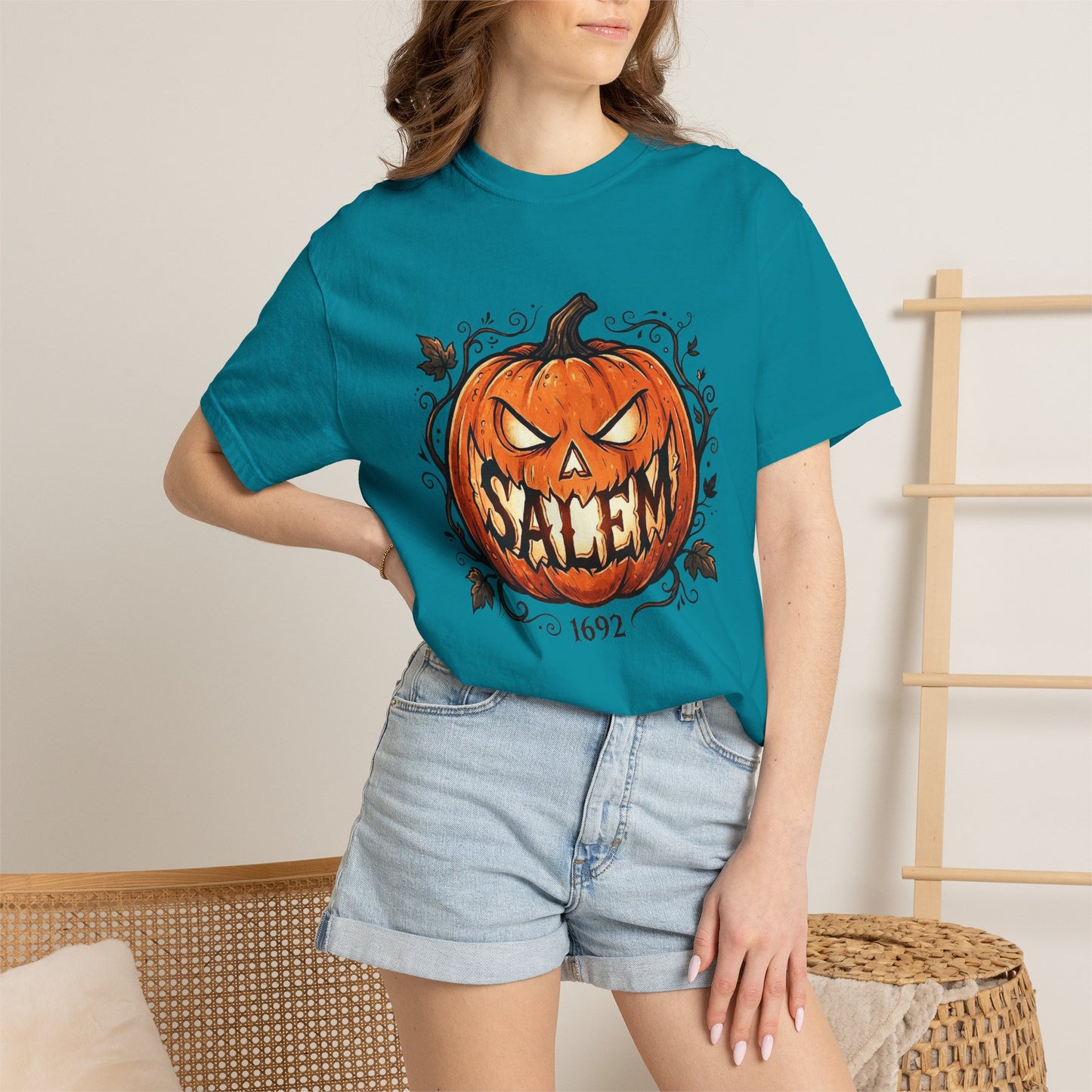 SALEM SMILE Unisex Garment-Dyed T-shirt