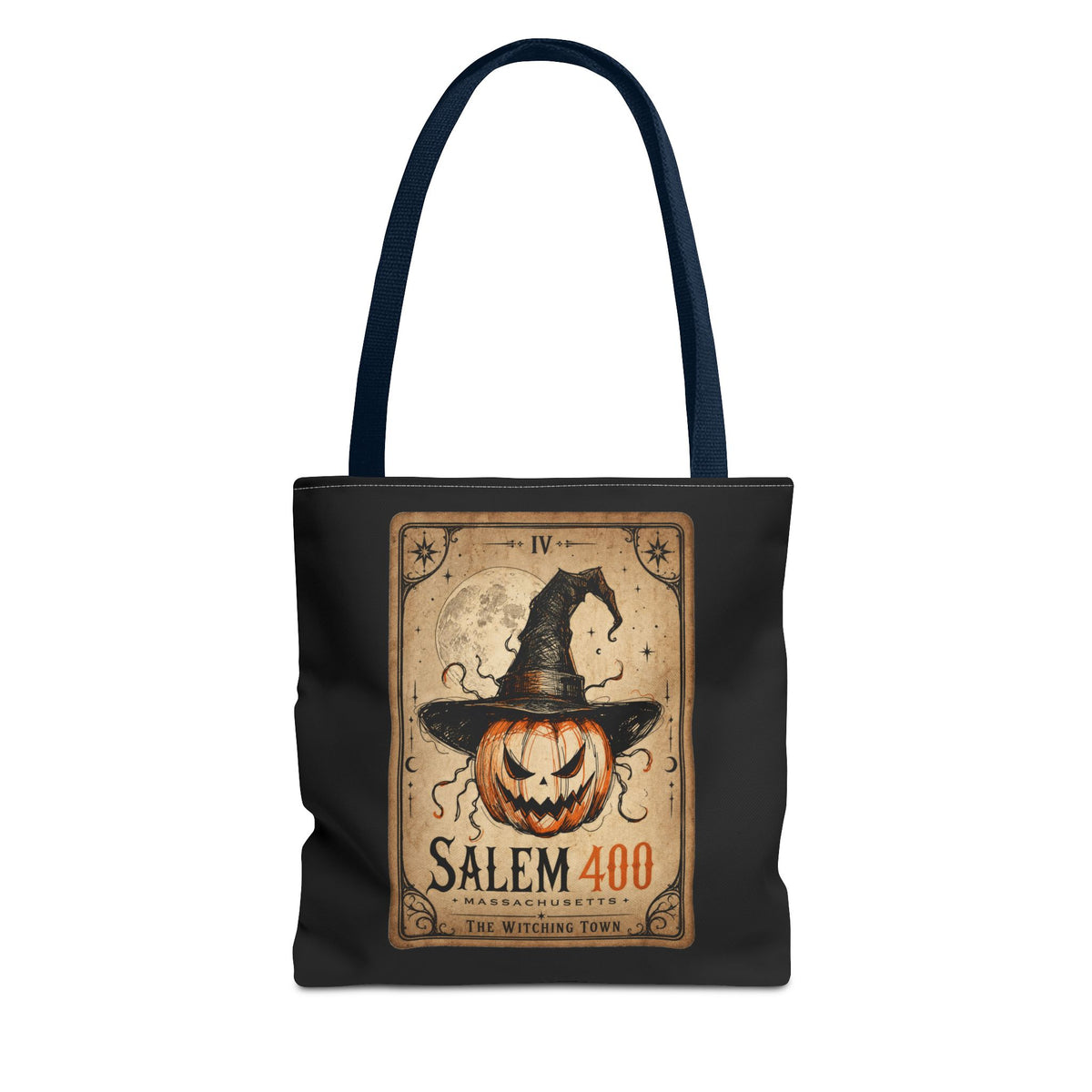 PUNKIN TAROT Tote Bag (AOP) – alternate view | SalemFootsteps
